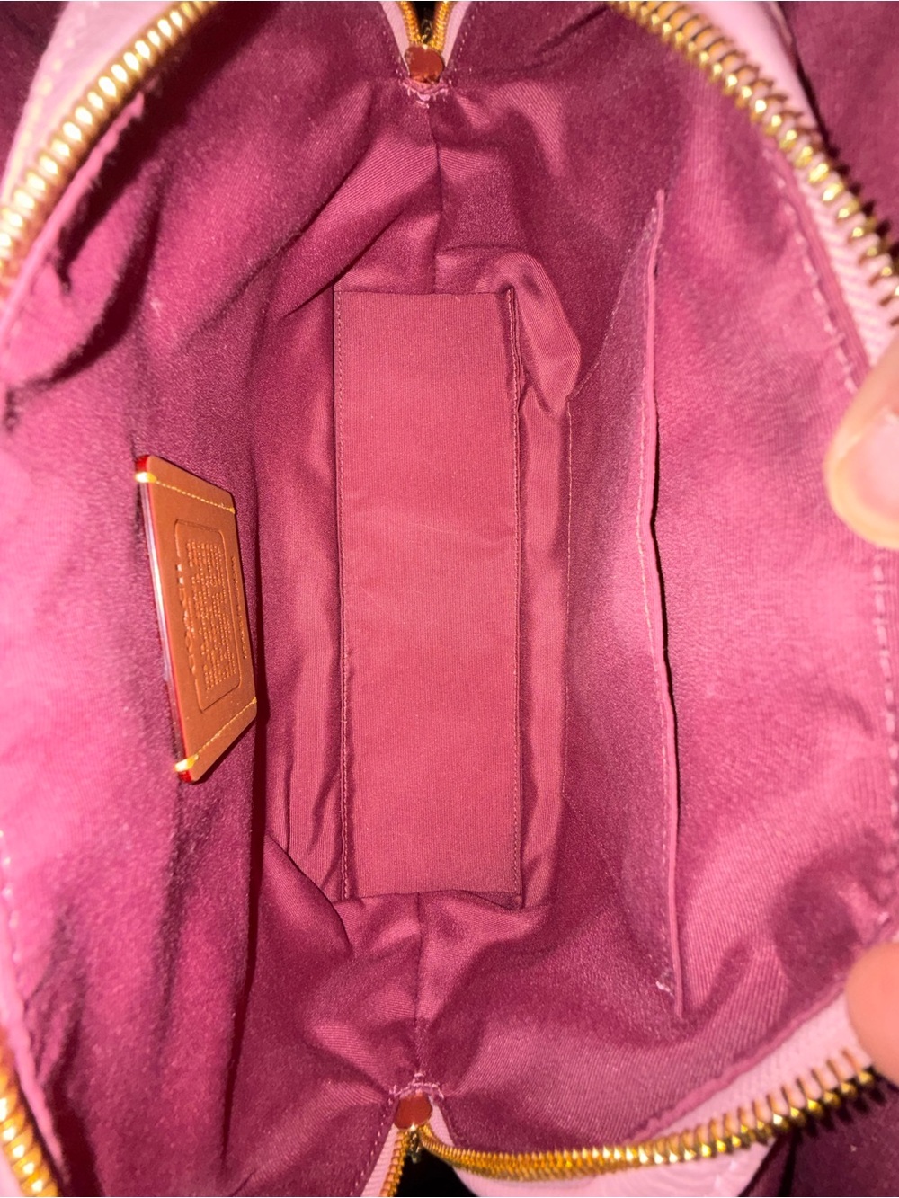 Coach Erin in Powder Pink | Pebbled Leather - Picture 6 of 9